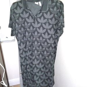Adidas polo style shirt dress